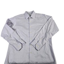 Brooks Brothers Regent Fit Non Iron Dress Shirt Lavender Herringbone Size 16 4/5