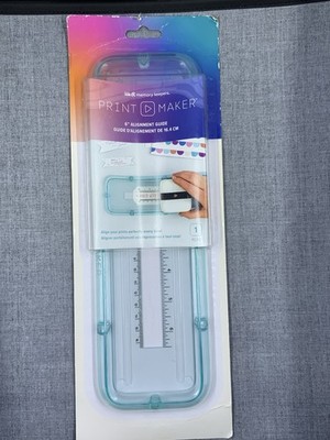 American Crafts We R Memory Keepers PRINTMAKER ALIGNMENT GUIDE 6'' Blue
