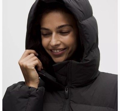   NWT Lululemon Cinch Waist 600-Down Full Zip Puffer Jacket Size M MSRP:$398