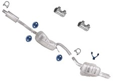 For Volkswagen Jetta 2011 2012 2013 2.5L Sedan Exhaust System Resonator Muffler