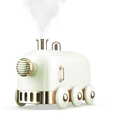 Portable Mini Humidifier, 300ml Cute Train Small Humidifier, Cool Mist Diffus...