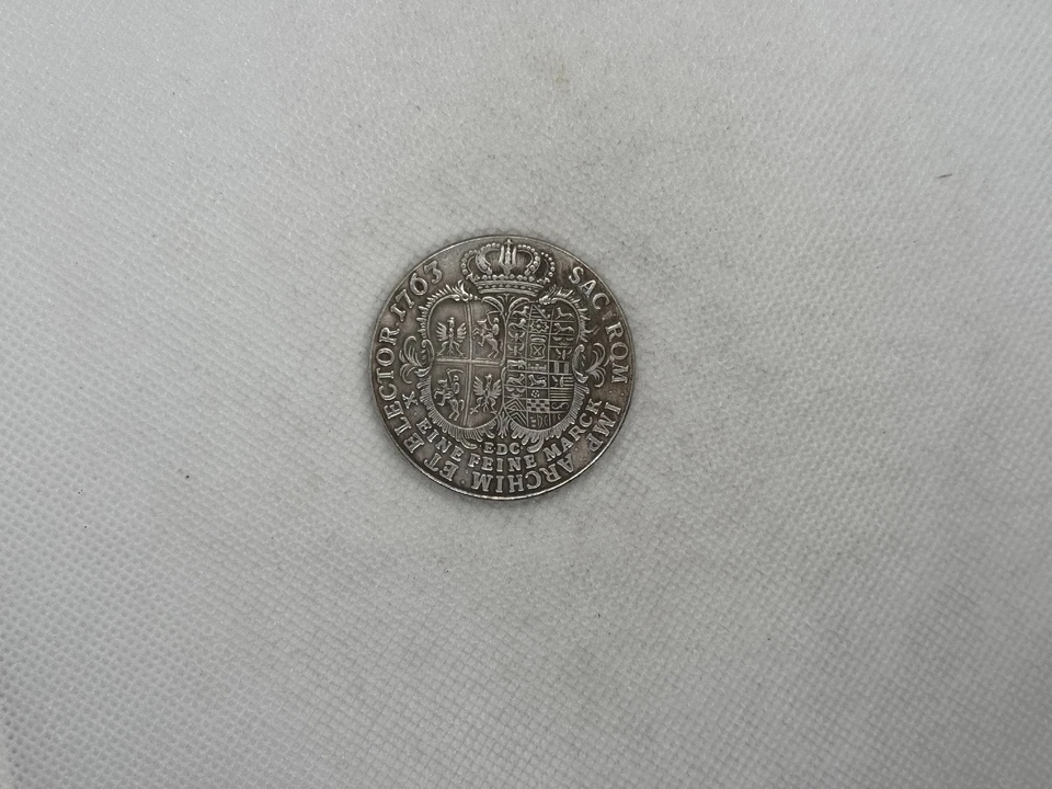 1763 Medalla de fantasía de la dinastía Wettin y la Unión Polaco-Lituana - Imagen 2 de 4