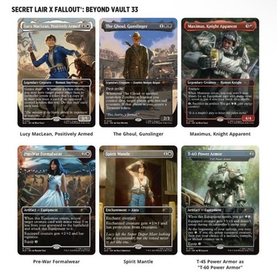 MTG Secret Lair Drop Fallout Beyond Vault 33 
