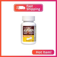 HealthA2Z  Aspirin 325mg  Uncoated Tablets Original Strength  Pain Reliver 