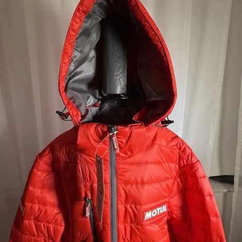Red Puffer Jacket Mens Size L By Motul image 2