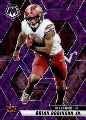 2025 Panini Mosaic #143 Brian Robinson Jr. Purple Scope