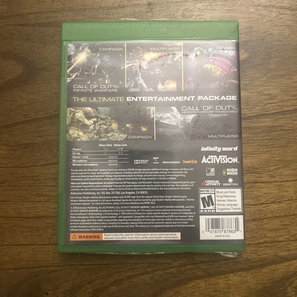 Call of Duty: Infinite Warfare Legacy Edition (Microsoft Xbox One, 2016) - Image 2 of 4