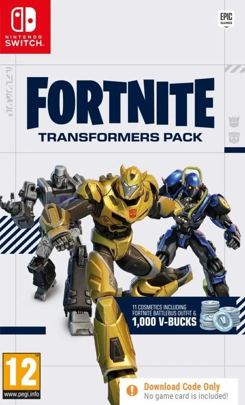Fortnite - Transformers Pack 1000 V Bucks Código de Descarga Nintendo Switch