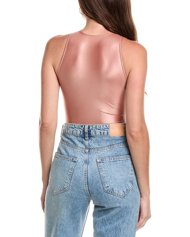 Body sin mangas Commando® mate metálico cuello redondo para mujer Foto 2 de 3