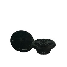 Rockford Fosgate M0 6.5" Black Marine 2-Way Full-Range Speakers Pair - M0-65B