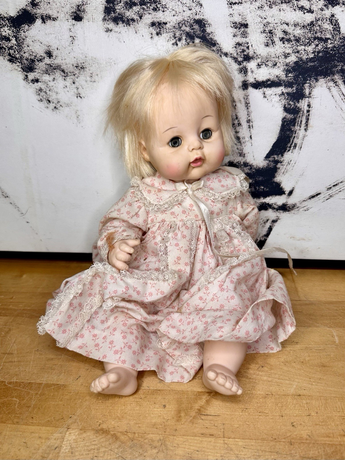 Vintage Madame Alexander Little Huggums Doll 12&rdquo;