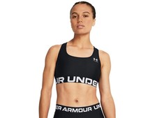 Under Armour Womens HeatGear Armour Mid Branded Sports Bra - Superior Comfort