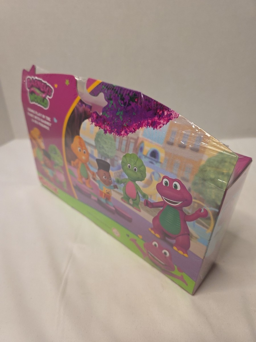 Fisher Price-Barney's World: Barney Hey Friends Figure 4-Pack & 2