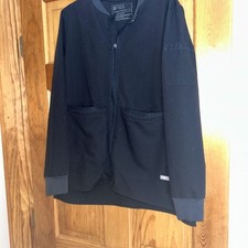 Figs Jacket Womens M Black Bellery Full Zip Technical Collection Pockets Nurse