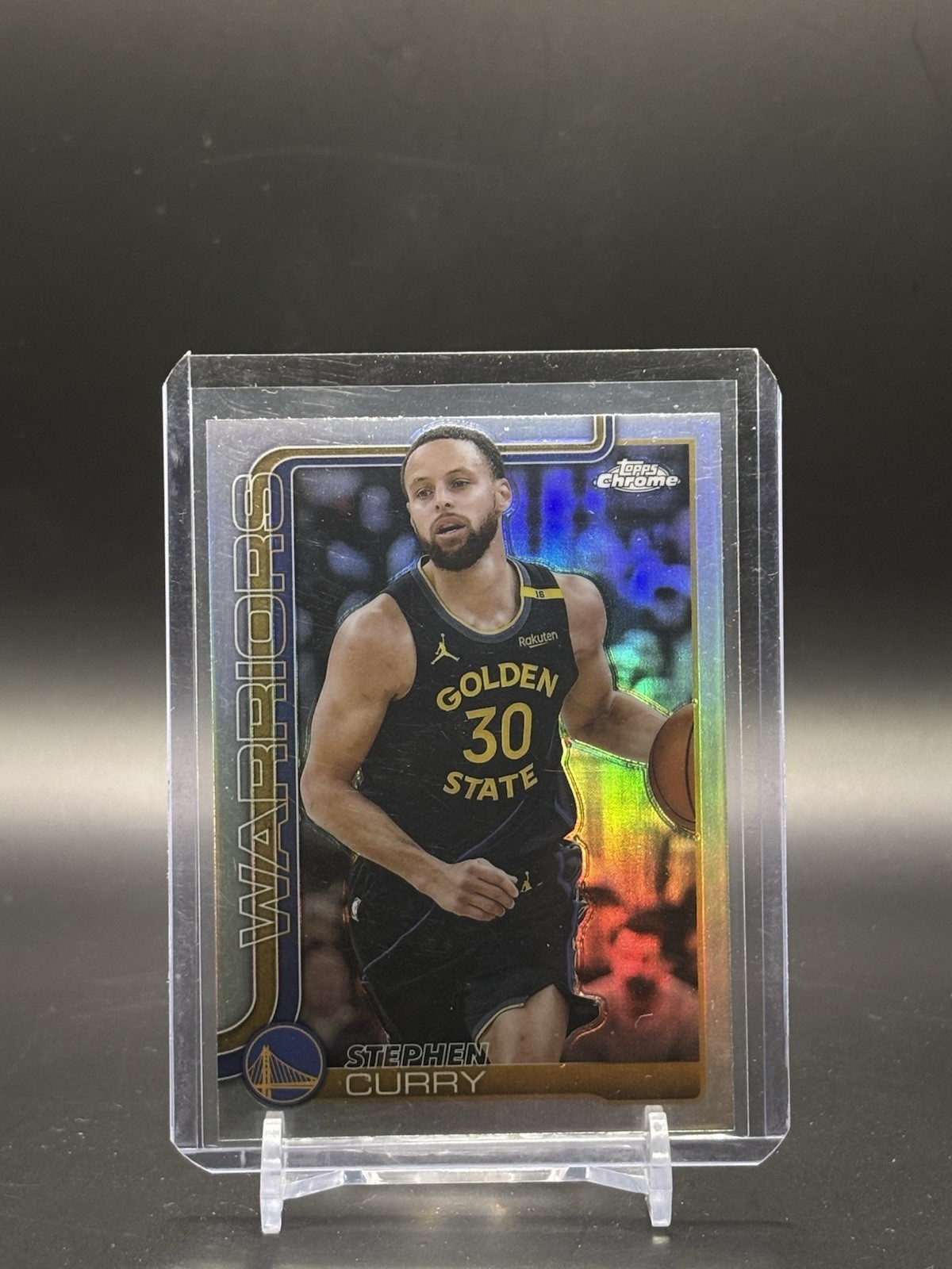 2025-26 Topps Chrome Basketball Stephen Curry #201 Refractor SIlver