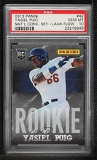 2013 Panini National Convention Lava Flow /99 Yasiel Puig #42 PSA 10 GEM MT lb9