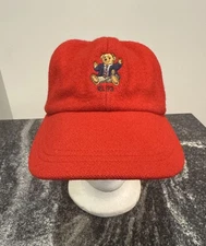Vintage Polo Ralph Lauren 1993 Sit down Bear Wool Cap Fitted XL
