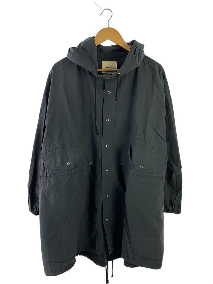 Beams Boy Mod Coat/-/Cotton/Blk/Plain/13-1-0033-163 12501