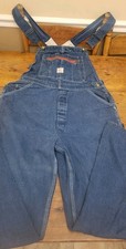 Vintage USA Pointer Low Back Bib Overalls Size 36 Waist 31 Inseam