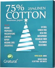 75% Cotton 25% Linen Paper85Gsm Inkjet Printi...