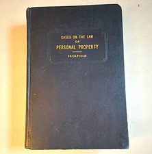 Cases on the Law of Personal Property, Univ C...