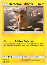 Detective Pikachu [SMP Holofoil - SM194LP on eBay