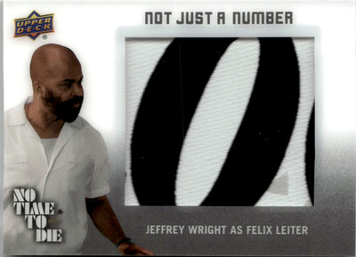 Upper Deck 2025 James Bond 007 NJN-6 Jeffrey Wright Felix Leiter Zero Patch