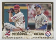 2015 Topps Update Rookie Combos Gold /2015 Cody Anderson Phil Klein #US52 0o6v