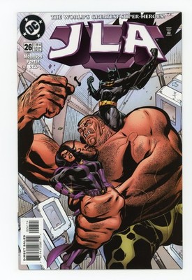JLA #26 NM+ 1999 1st Full Appearance of Jakeem Thunder and Squire DC Comics
