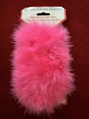Zucker Feather Products 72 inches (6 feet) Feather Boas Costumes Hot Pink NEW