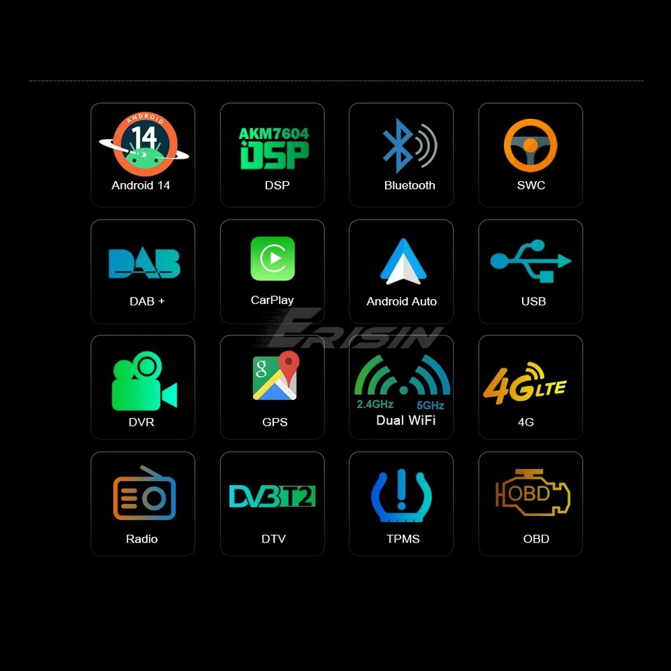 Android 14 DAB+ Autoradio CarPlay 64GB Navi Mercedes C/CLK/G/A Klasse W209 Viano - Bild 2 von 4