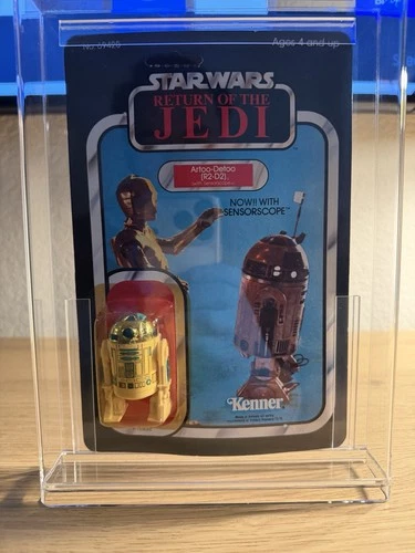 1983 Kenner Star Wars ROTJ R2-D2  Sensorscope 65B Card Back MOC Sealed