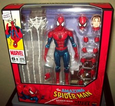 Mafex No.075 Spider-Man 6 Figure Reissue Marvel Comic Ver. MISB New USA