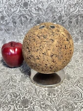 Mid Century Park Sherman Cork Sphere Pencil Holder Bulletin Ball MCM 6"