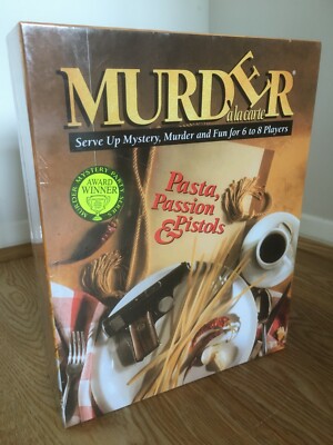 Pasta, Passion & Pistols Bepuzzled Murder Mystery a la carte Neu Versiegelt 