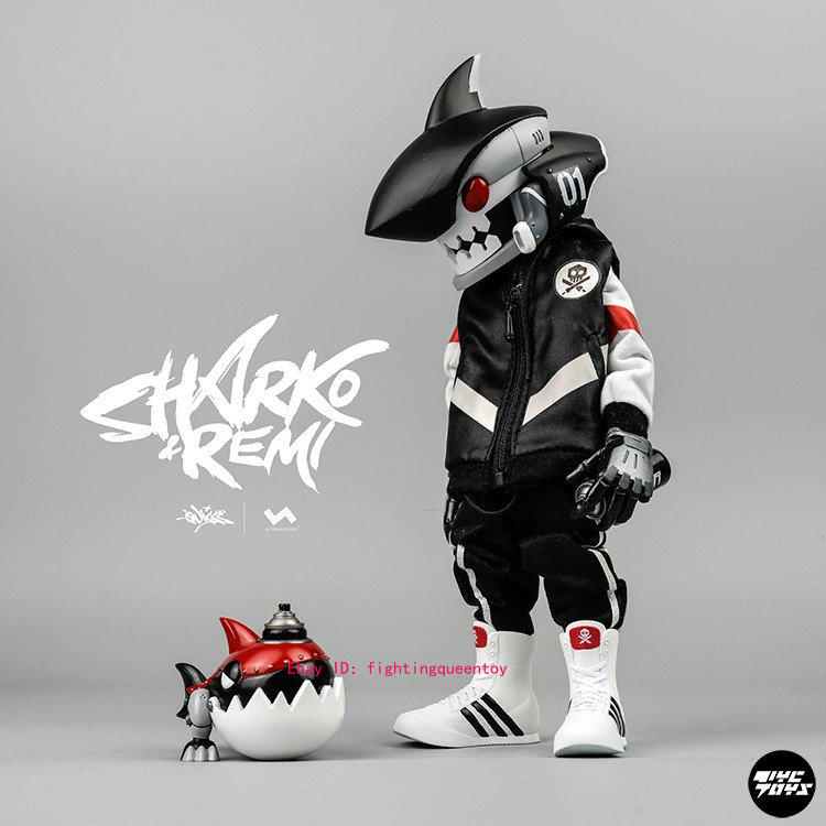 J.T STUDIO x QUICCS THE SHARKO & REMI 2 Action Figures Set