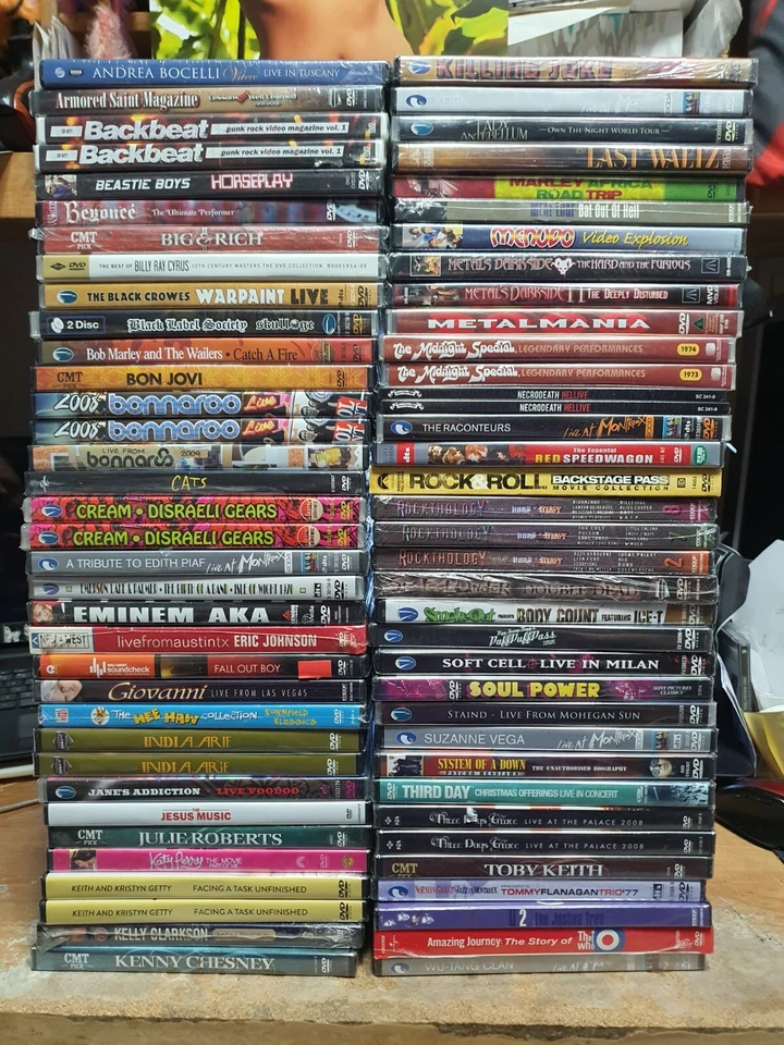 UPDATED New Sealed Music & Concert DVDs  - Buy More to get additional 20% off - Image 2 of 4
