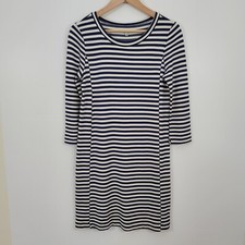 Madewell Striped Gondola Dress Womens Size XS Navy Blue White