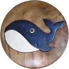 Kinderhocker Holzhocker Wal Höhe 27cm