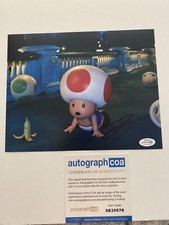 Jen Taylor signed autographed Toad Mario Kart 8x10 photo Halo Rare ACOA