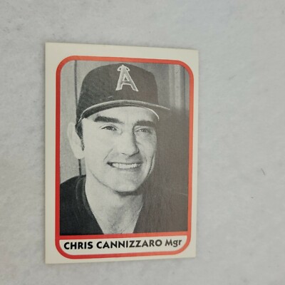 1981 Redwood Pioneers Minor League TCMA #28 Chris Cannizzaro 