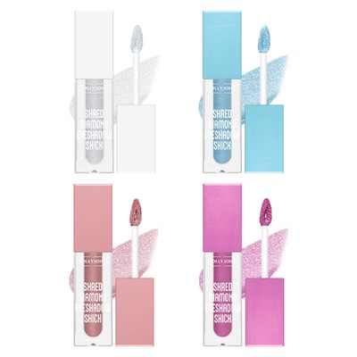 4 Colors Liquid Eye Shadow High Light Brightening Fine Glitter Bead Eye Shadow