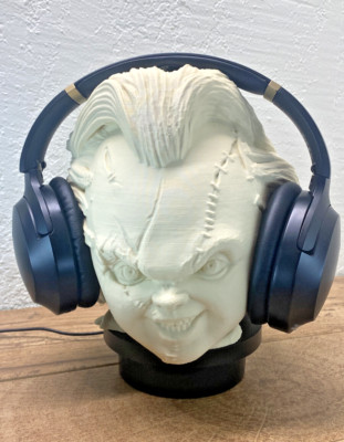 Chuck Headphone Stand Holder - Classic Horror Good Guy Gamer Display Brad Dourif