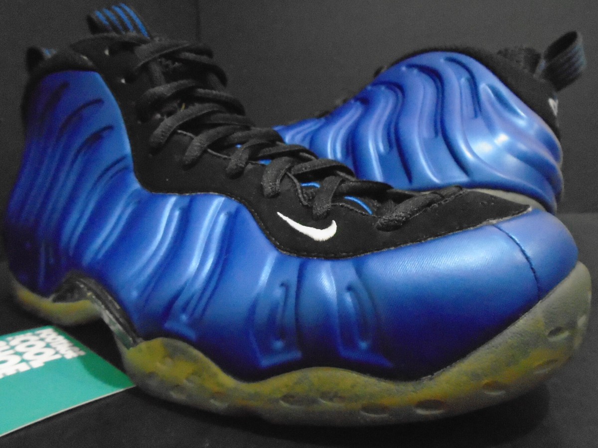NIKE AIR FOAMPOSITE ONE PENNY NEON ROYAL BLUE WHITE BLACK