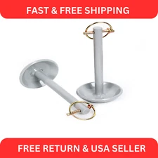 PAIR MOOSE FOR ATV UTV SNOW PLOW Blade SKID SHOE 5/8'' Foot Replacement NEW