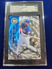🌟 1997 Pinnacle Totally Certified Platinum Blue /1999 Tony Gwynn #147 SGC 10