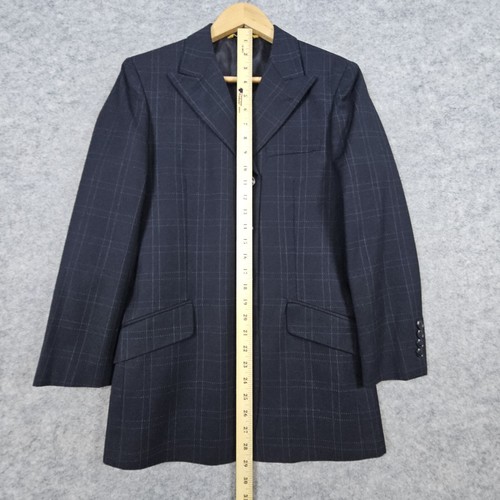 Young Kings Steve Harvey Boy's Blazer Sz 14 Dark Gray Windowpane Polyester/Rayon - Picture 11 of 14