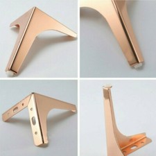 4 X Furniture Table Legs Metal Triangle Feet for Couch Cabinet Sofa Cupboard