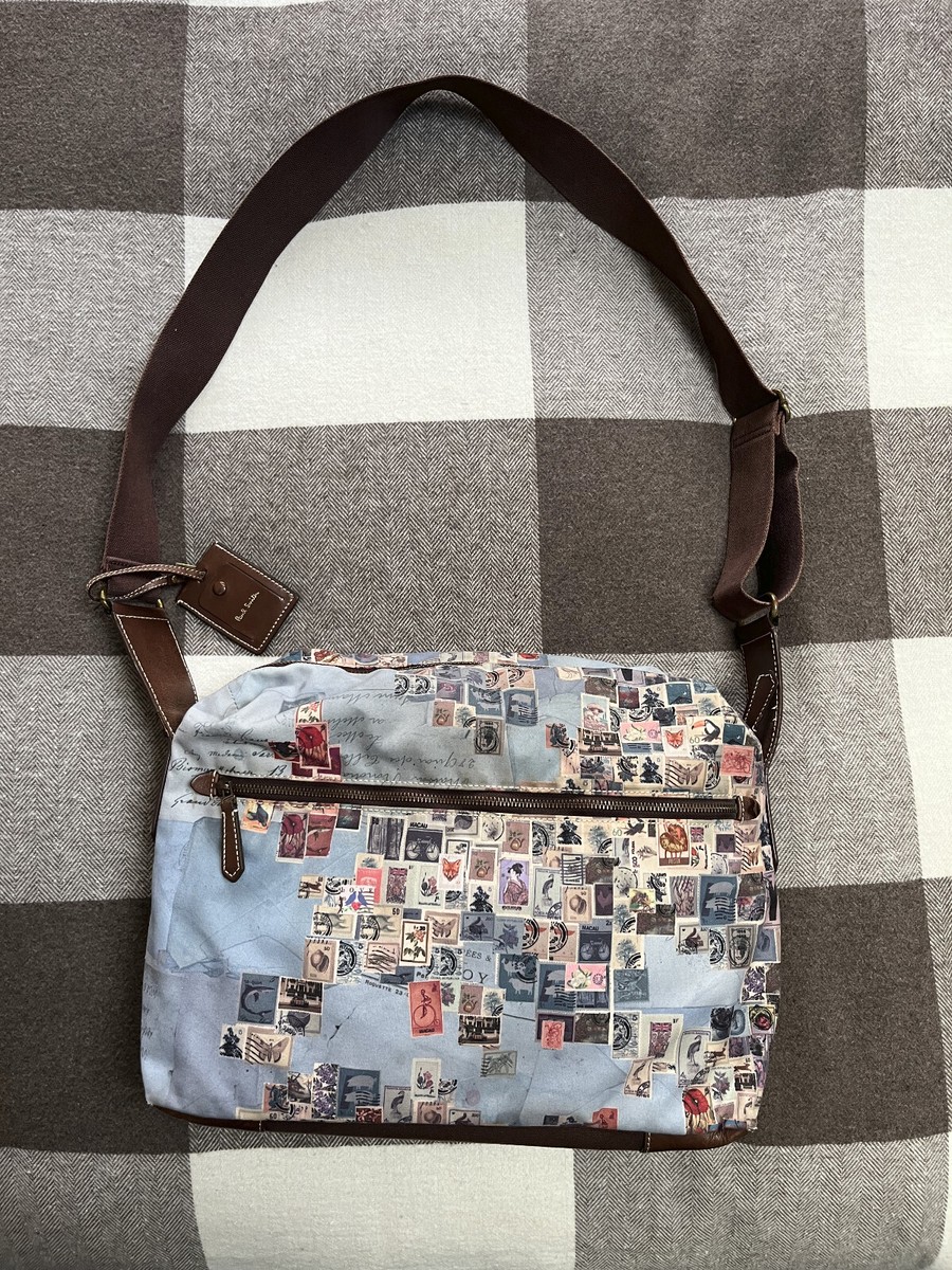 Rare Vintage Paul Smith Stamp Map Print Flight Messenger