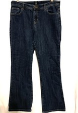 Nicole Miller High Rise Jeans Size 12 Womens Blue